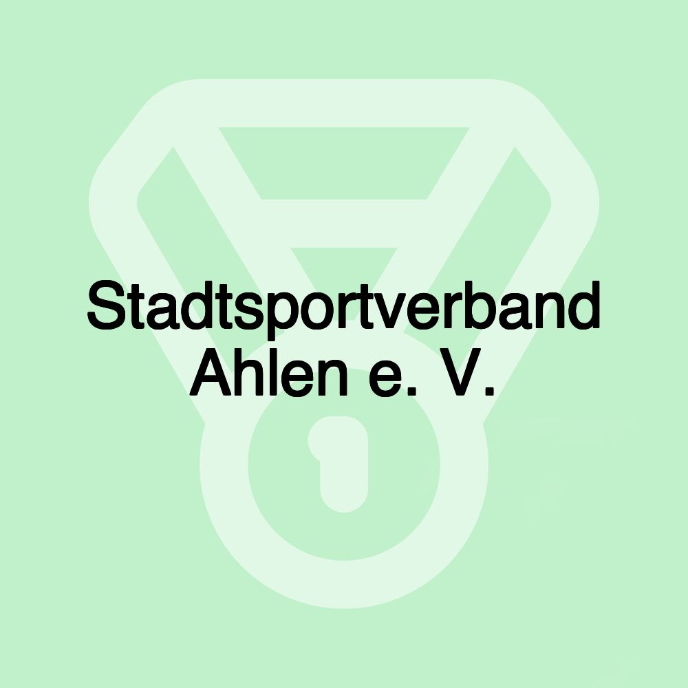 Stadtsportverband Ahlen e. V.