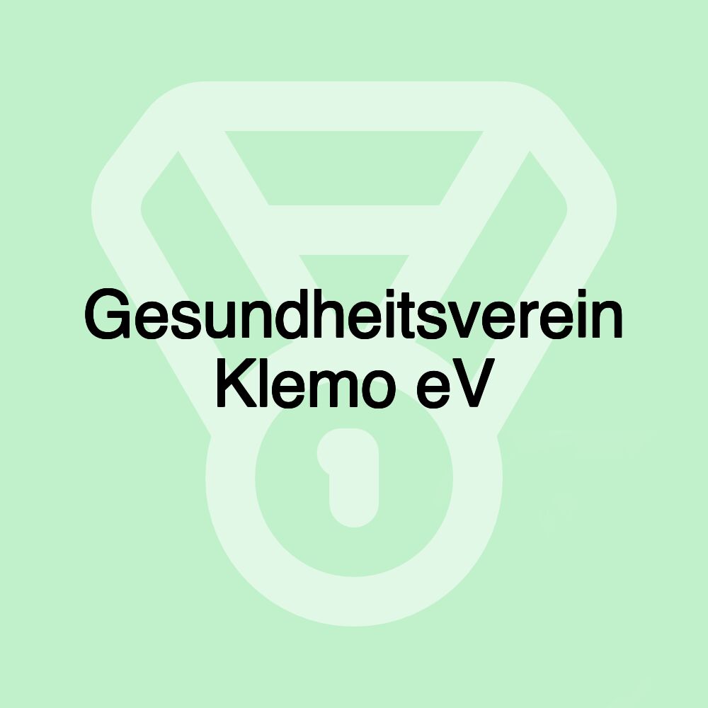 Gesundheitsverein Klemo eV