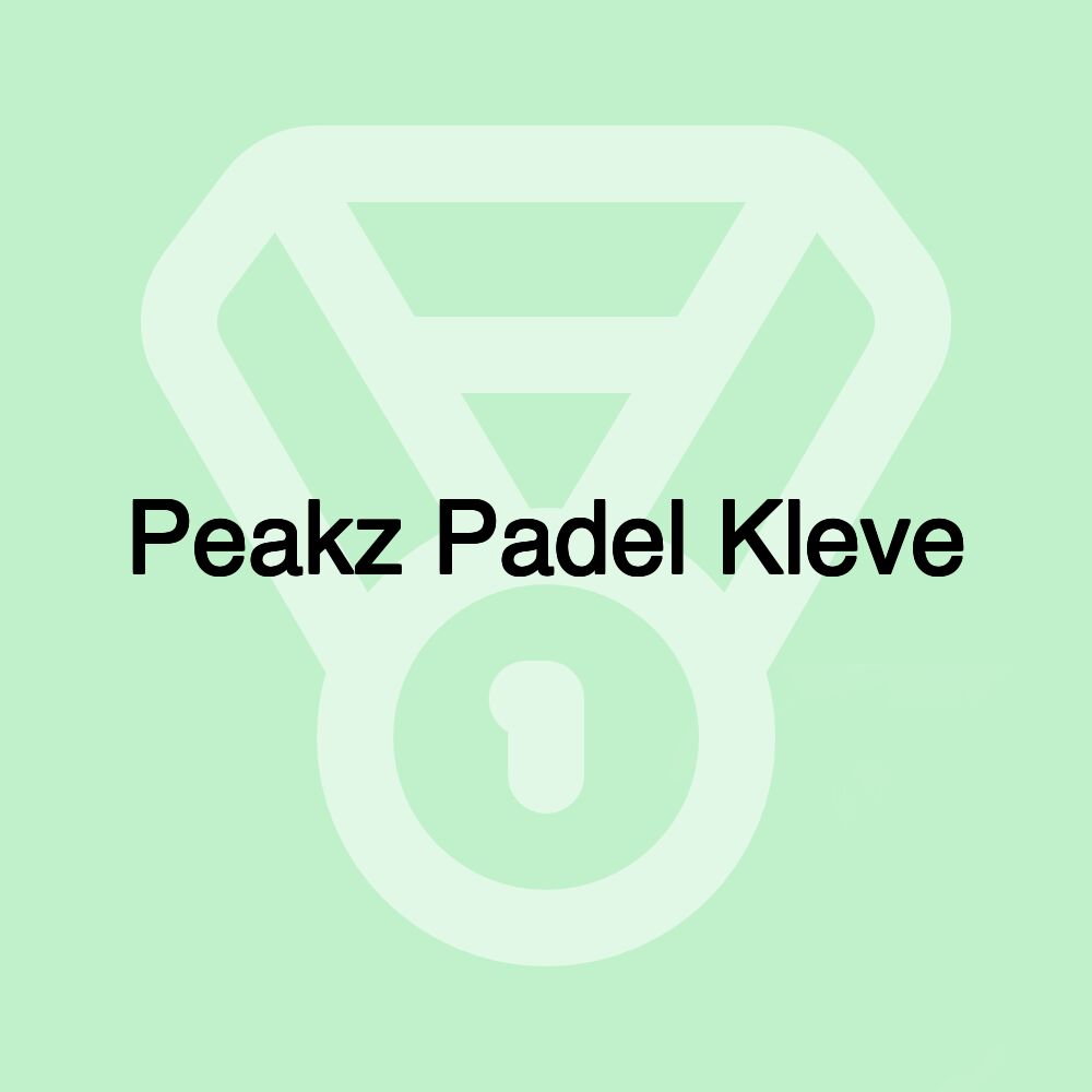 Peakz Padel Kleve