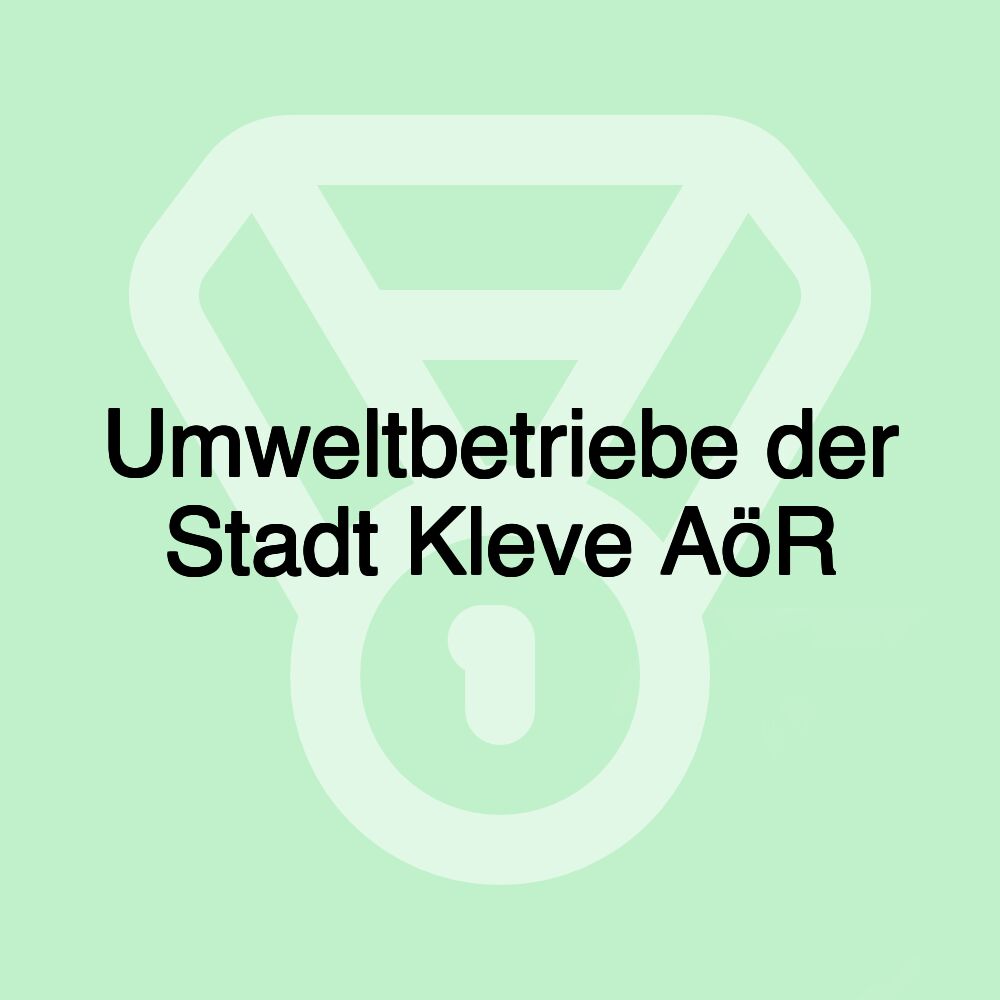 Umweltbetriebe der Stadt Kleve AöR