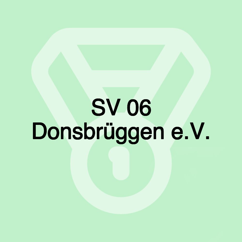 SV 06 Donsbrüggen e.V.