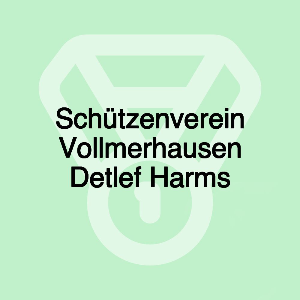 Schützenverein Vollmerhausen Detlef Harms