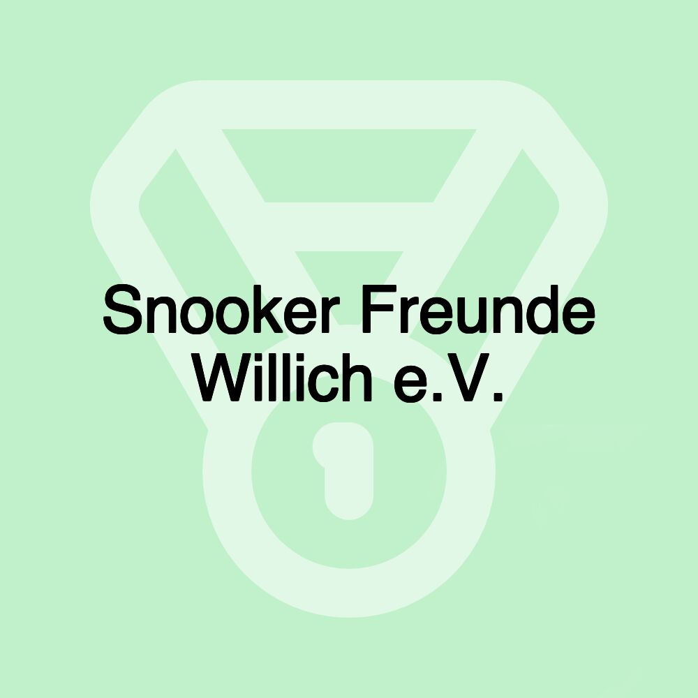 Snooker Freunde Willich e.V.