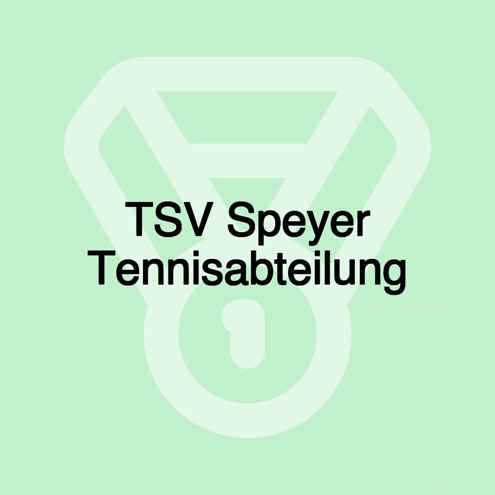 TSV Speyer Tennisabteilung