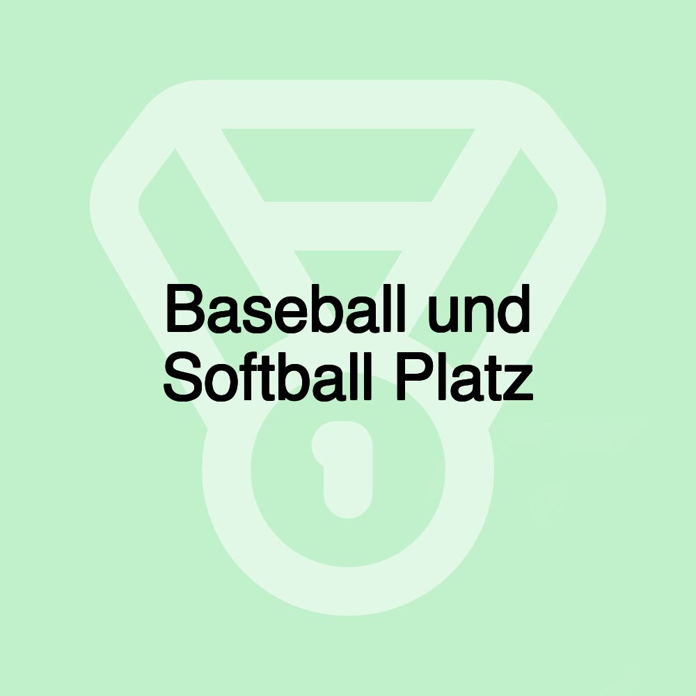 Baseball und Softball Platz