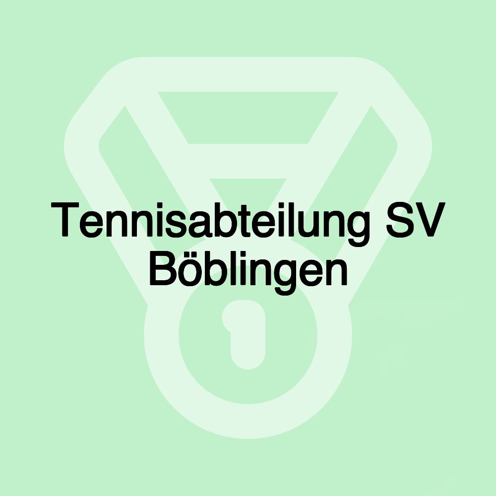 Tennisabteilung SV Böblingen