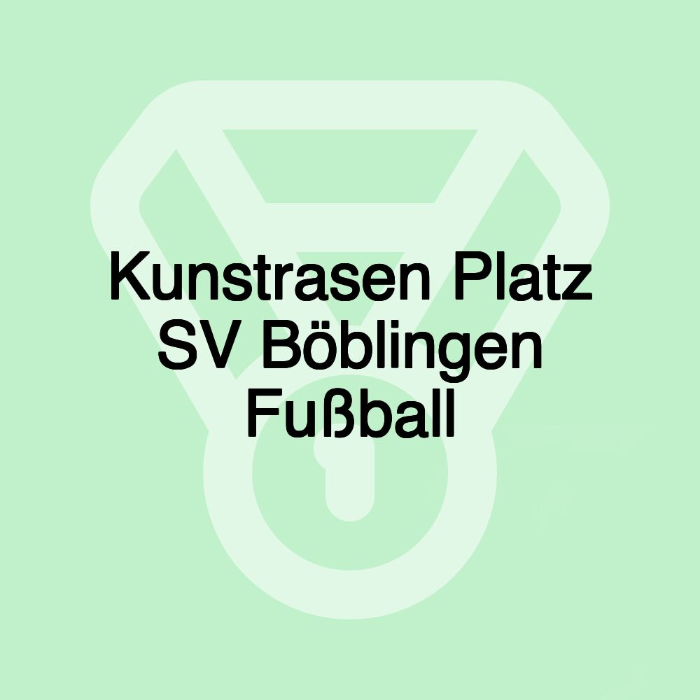 Kunstrasen Platz SV Böblingen Fußball