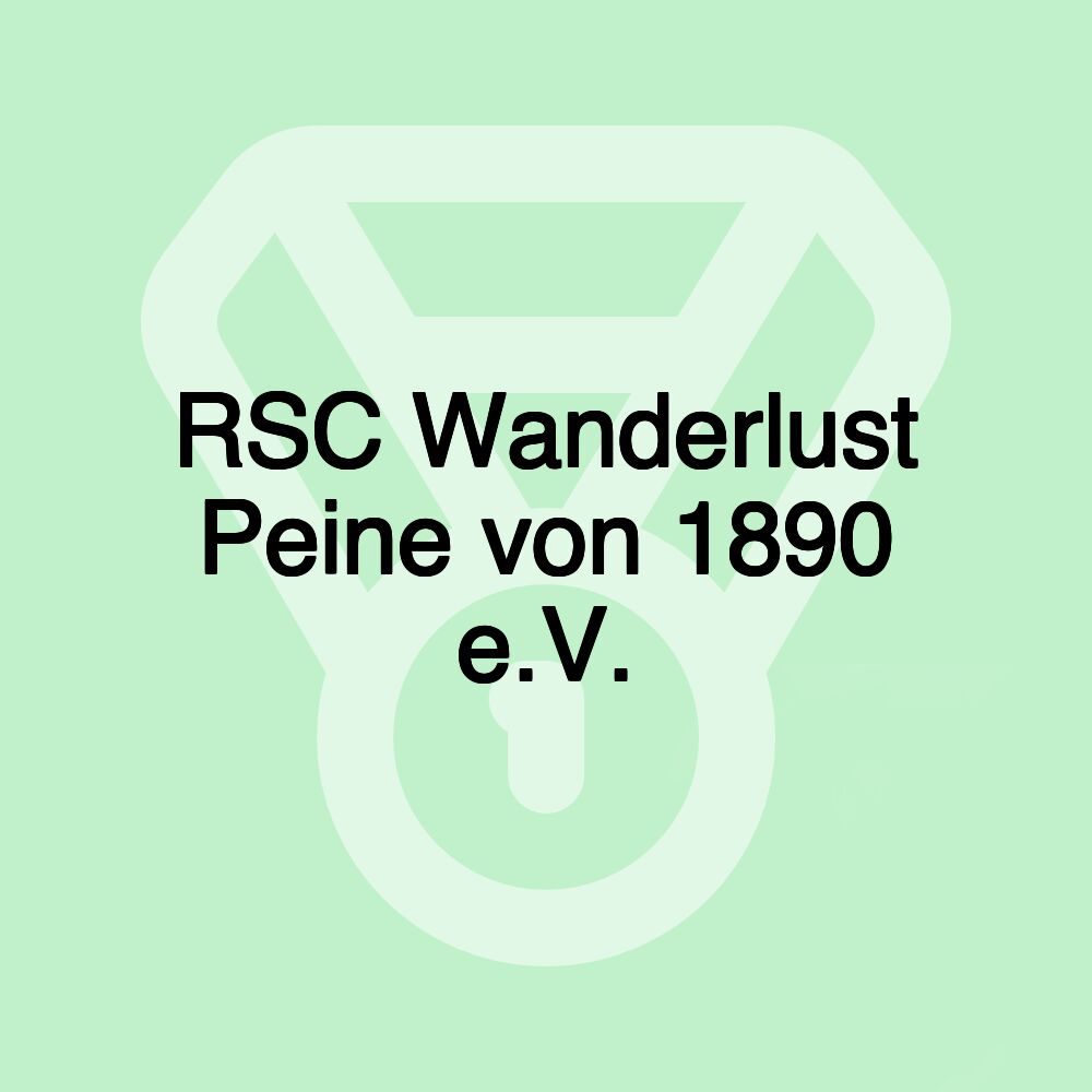 RSC Wanderlust Peine von 1890 e.V.