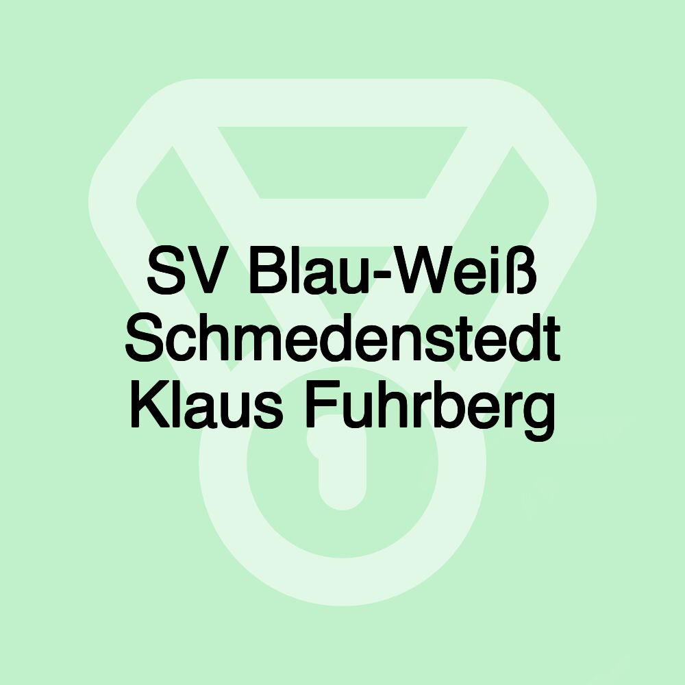 SV Blau-Weiß Schmedenstedt Klaus Fuhrberg