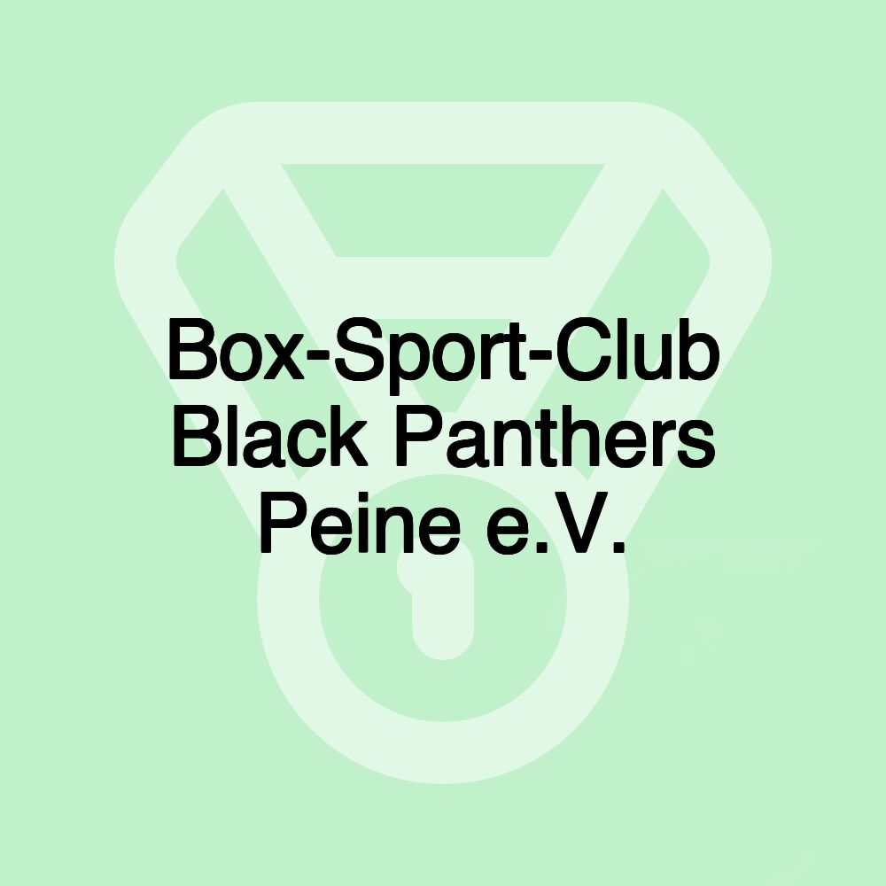 Box-Sport-Club Black Panthers Peine e.V.