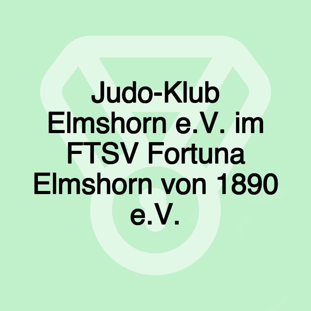 Judo-Klub Elmshorn e.V. im FTSV Fortuna Elmshorn von 1890 e.V.