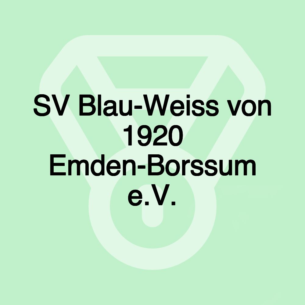 SV Blau-Weiss von 1920 Emden-Borssum e.V.