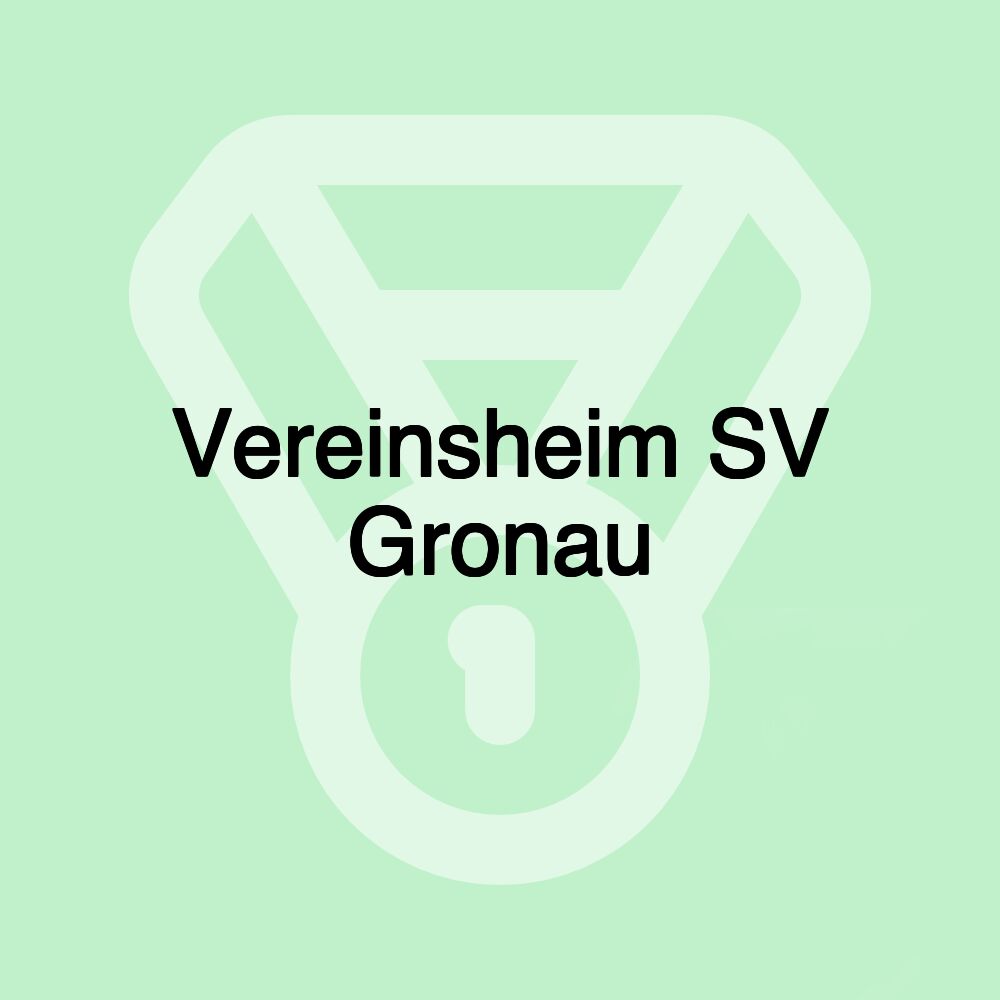 Vereinsheim SV Gronau