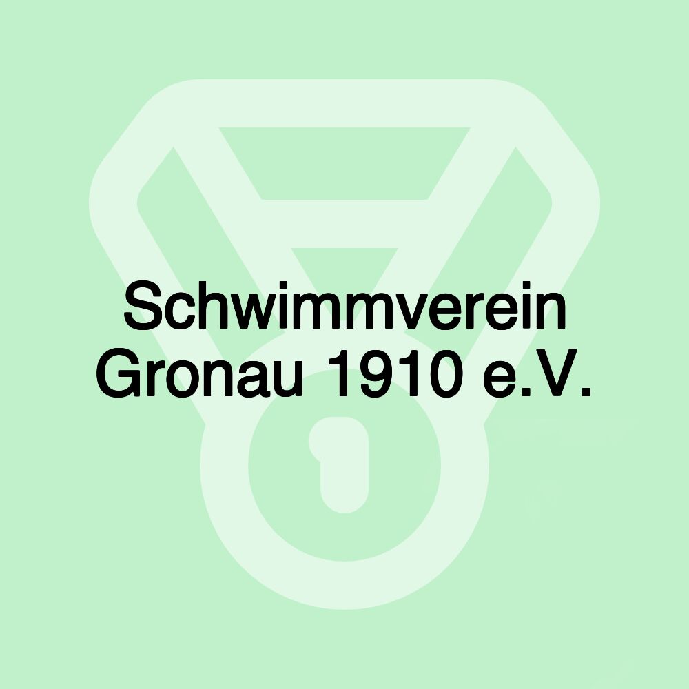 Schwimmverein Gronau 1910 e.V.