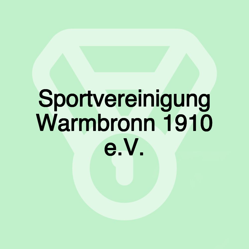 Sportvereinigung Warmbronn 1910 e.V.