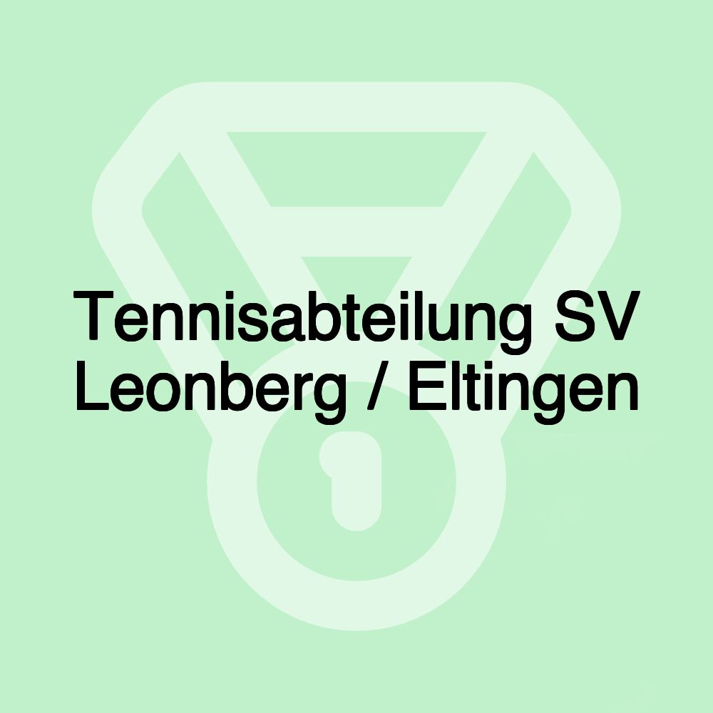 Tennisabteilung SV Leonberg / Eltingen