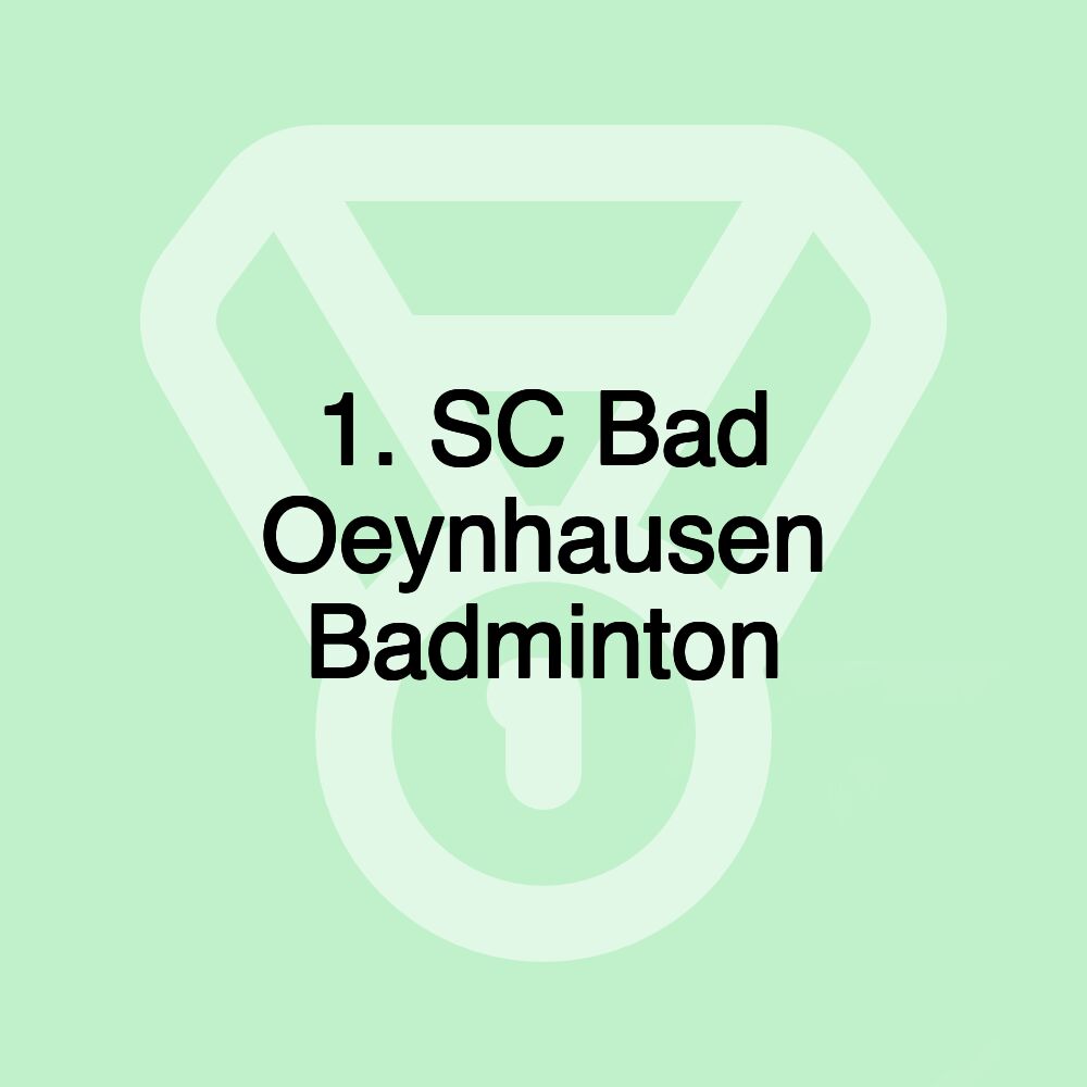 1. SC Bad Oeynhausen Badminton