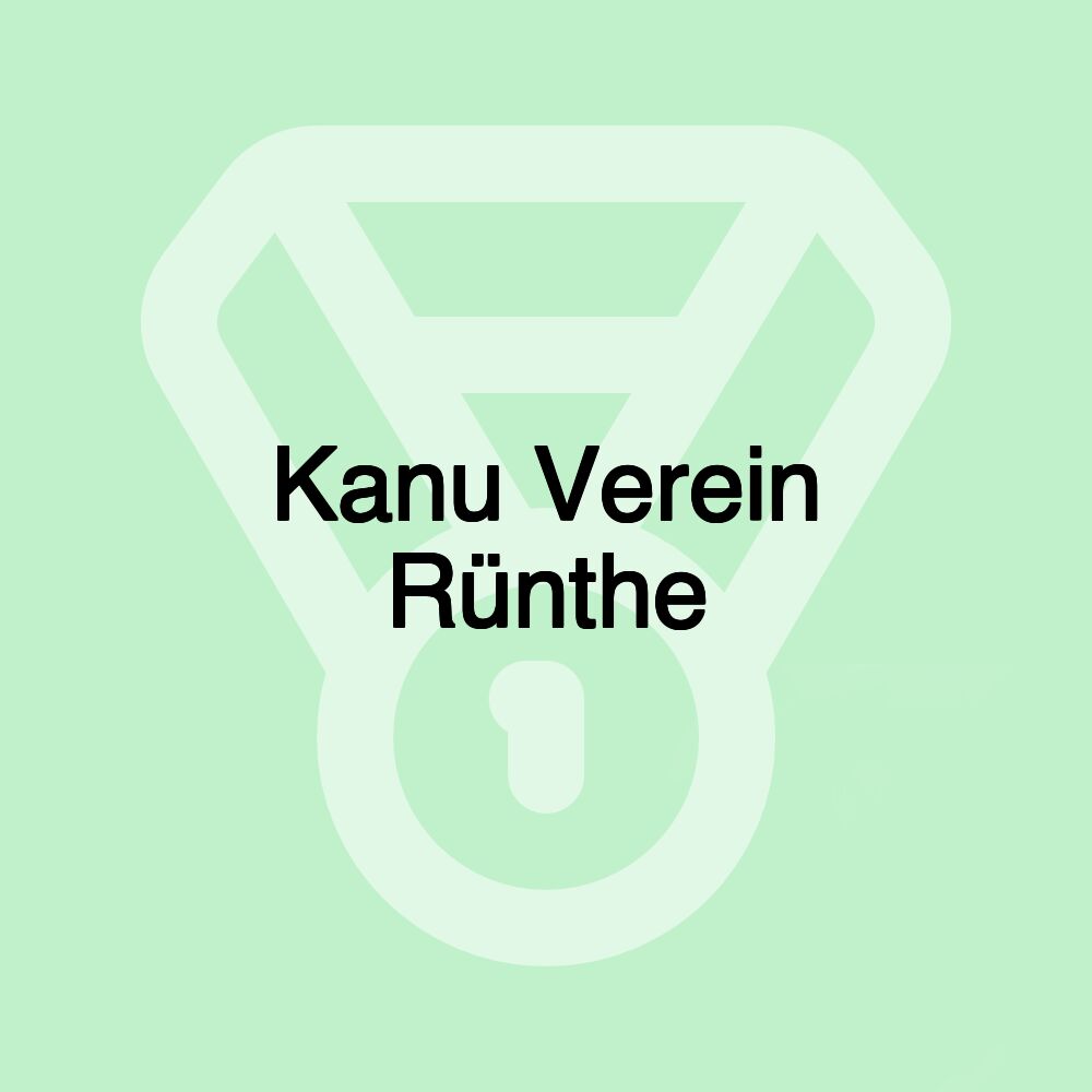 Kanu Verein Rünthe