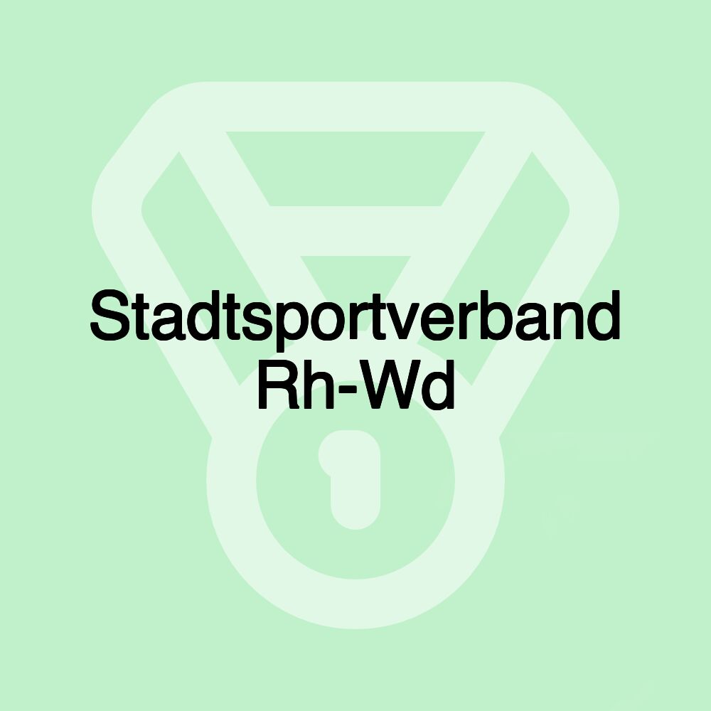 Stadtsportverband Rh-Wd