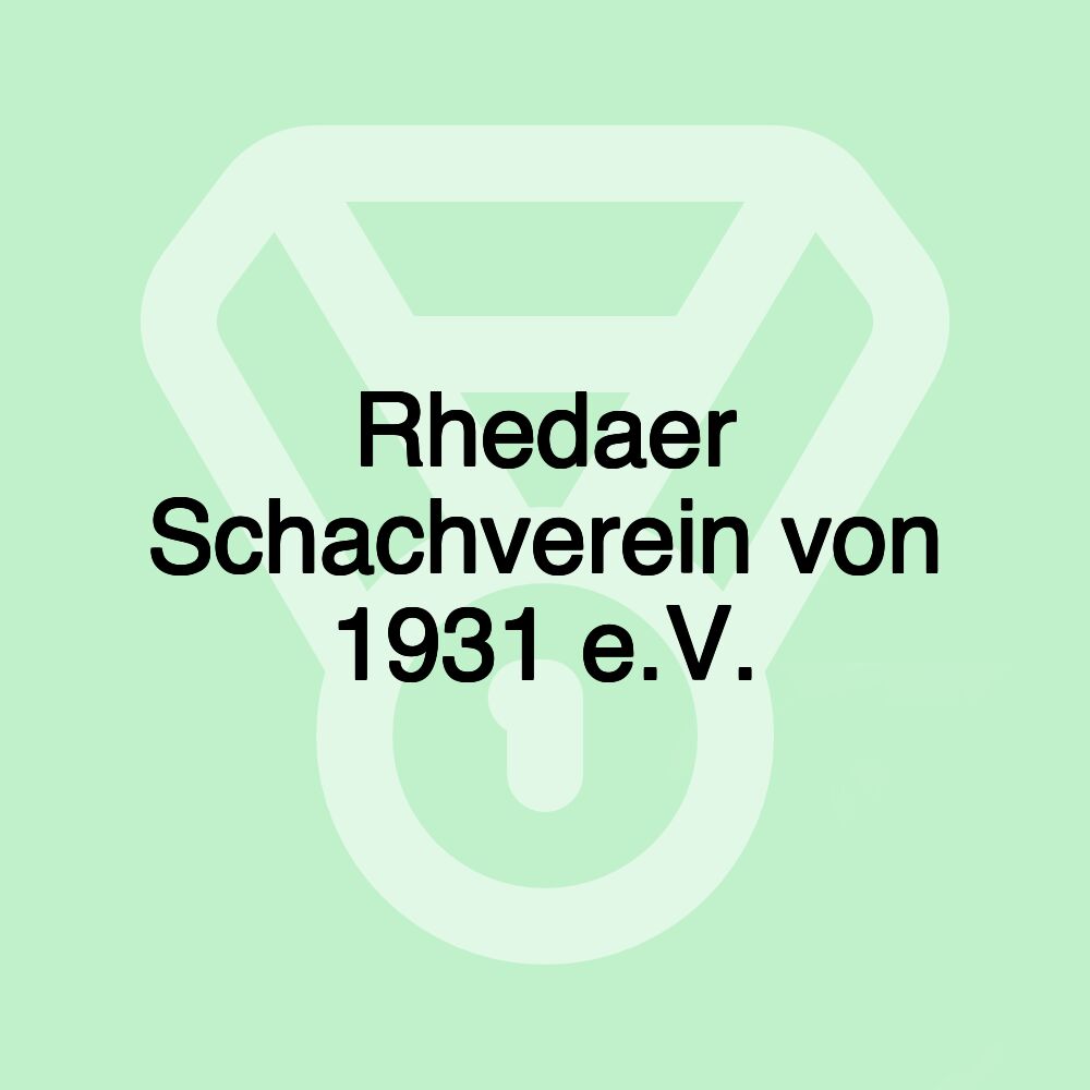 Rhedaer Schachverein von 1931 e.V.