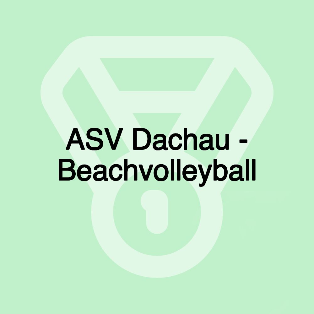 ASV Dachau - Beachvolleyball