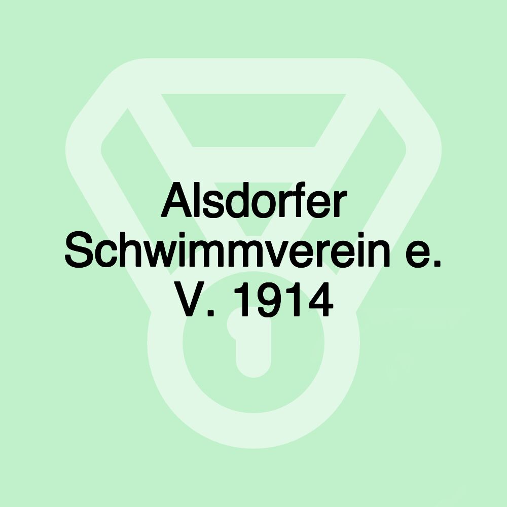 Alsdorfer Schwimmverein e. V. 1914