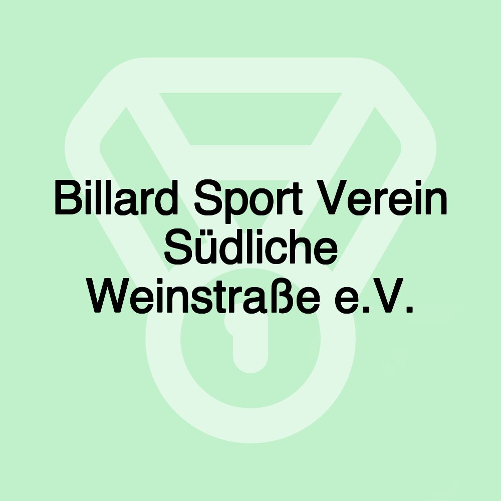 Billard Sport Verein Südliche Weinstraße e.V.