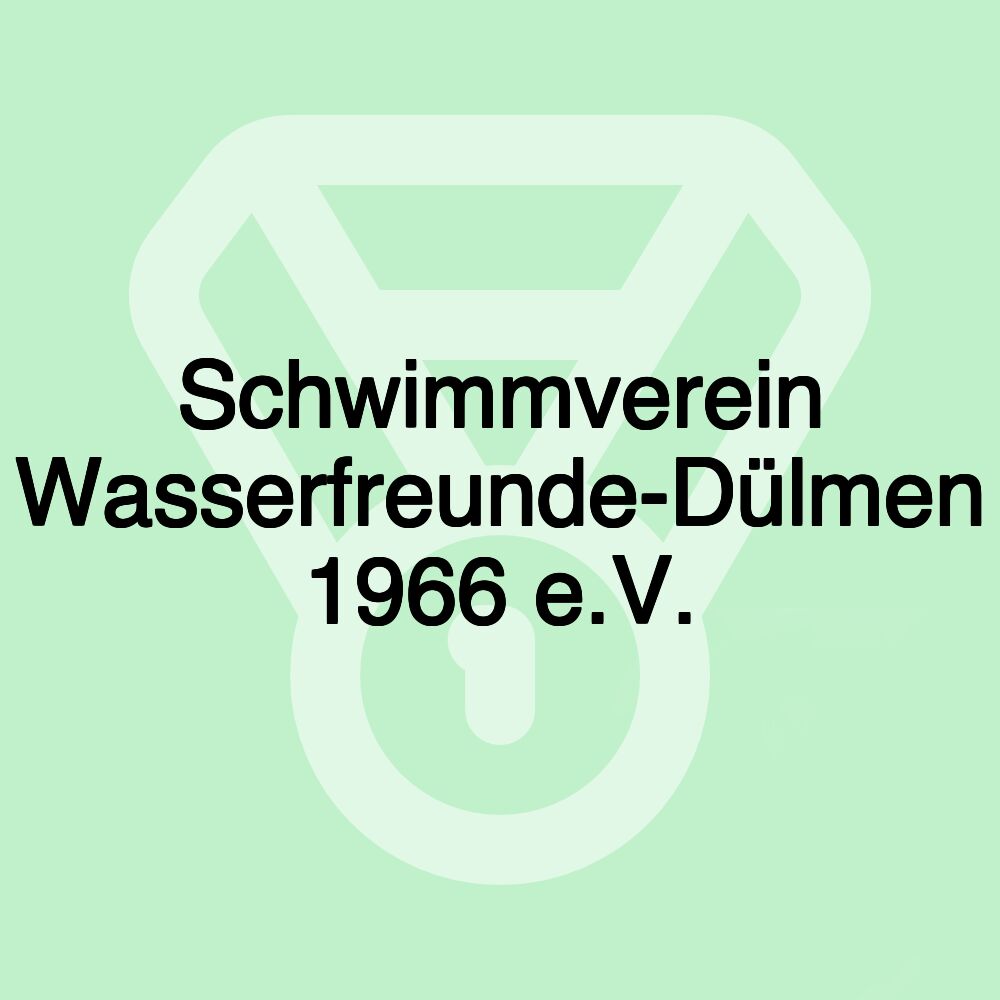 Schwimmverein Wasserfreunde-Dülmen 1966 e.V.