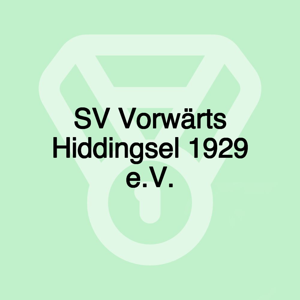 SV Vorwärts Hiddingsel 1929 e.V.