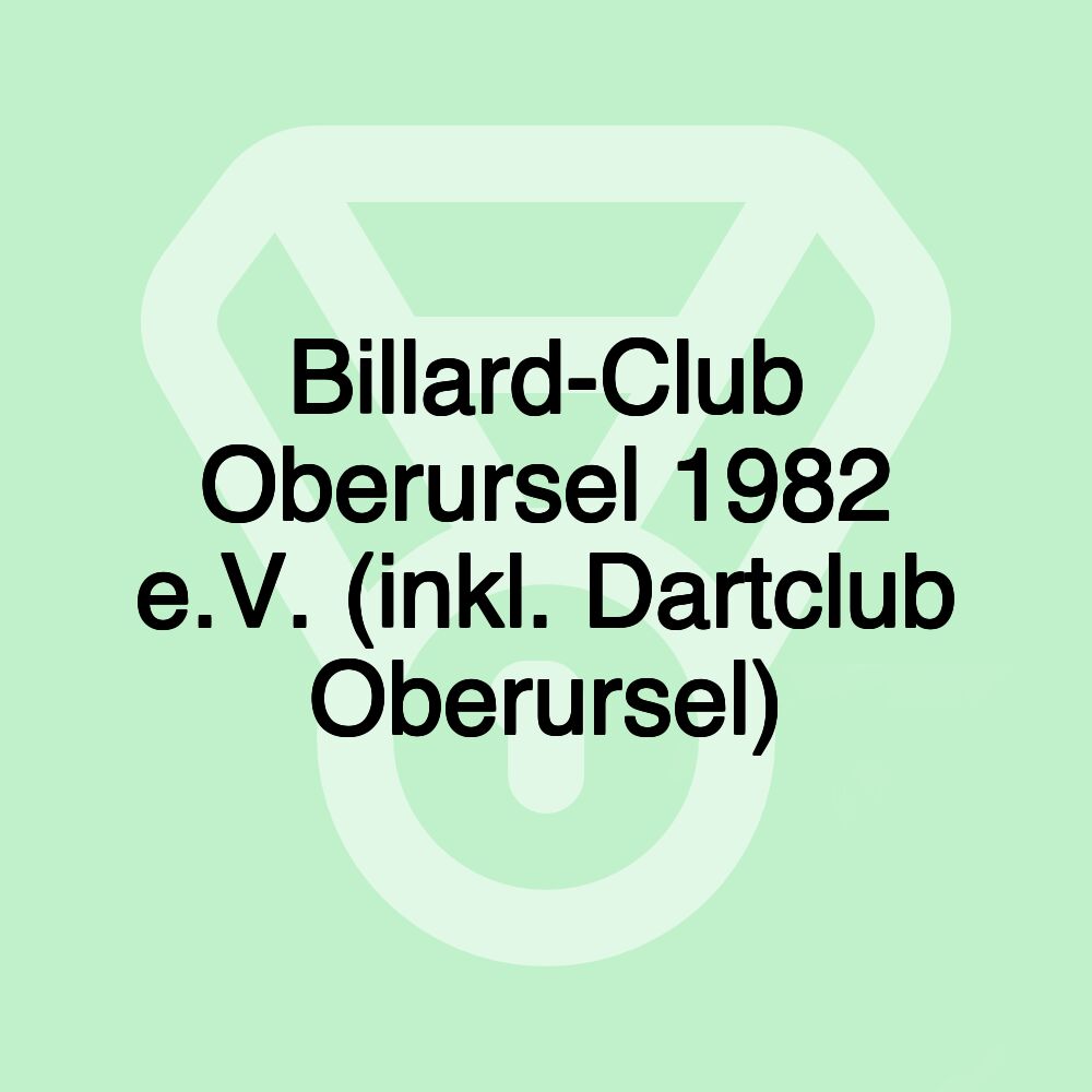 Billard-Club Oberursel 1982 e.V. (inkl. Dartclub Oberursel)