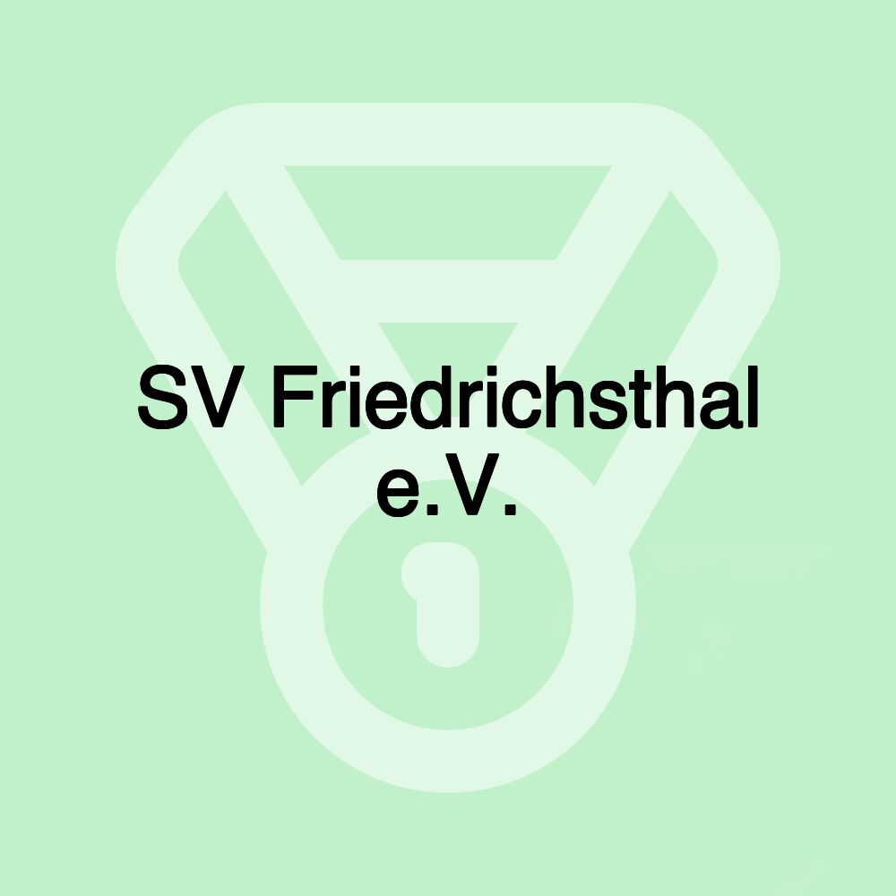 SV Friedrichsthal e.V.