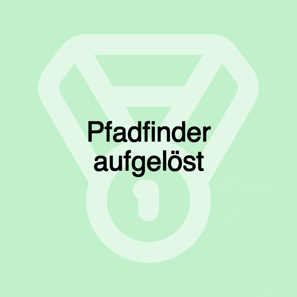 Pfadfinder aufgelöst