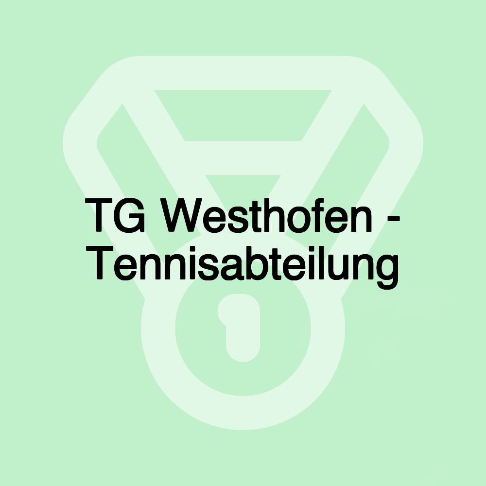 TG Westhofen - Tennisabteilung