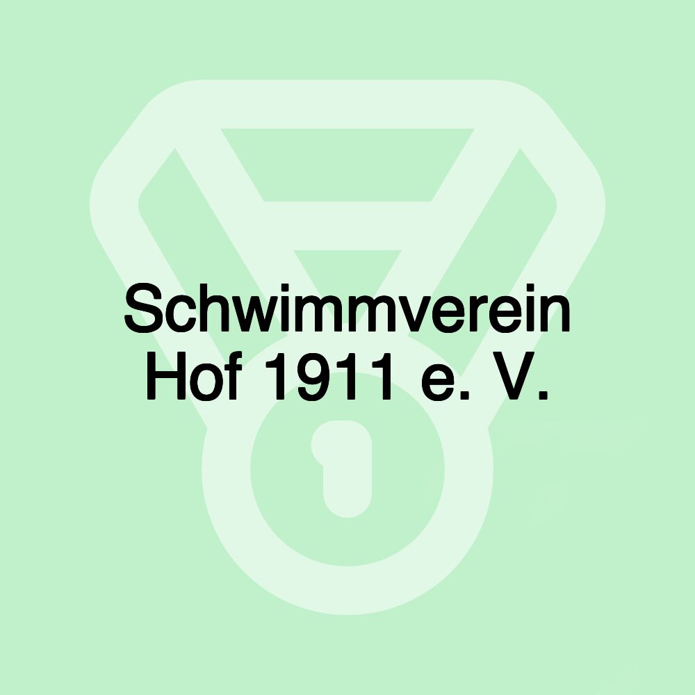 Schwimmverein Hof 1911 e. V.