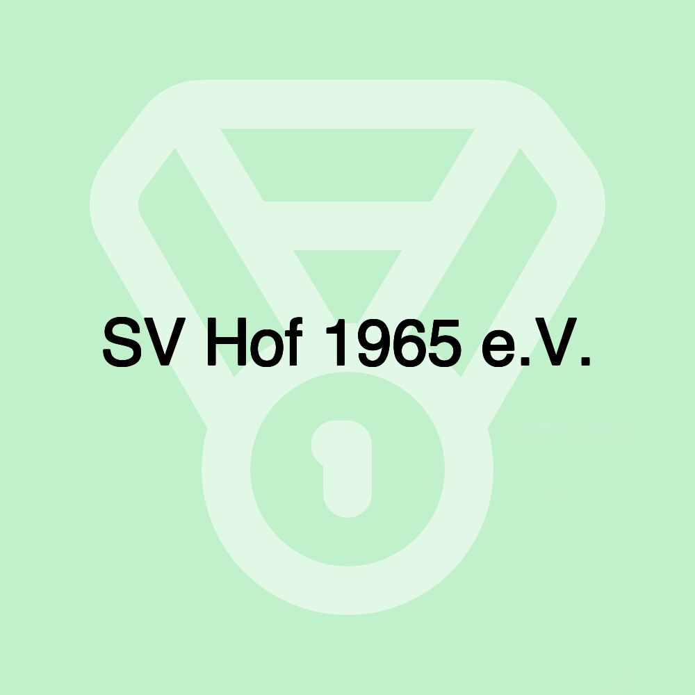 SV Hof 1965 e.V.