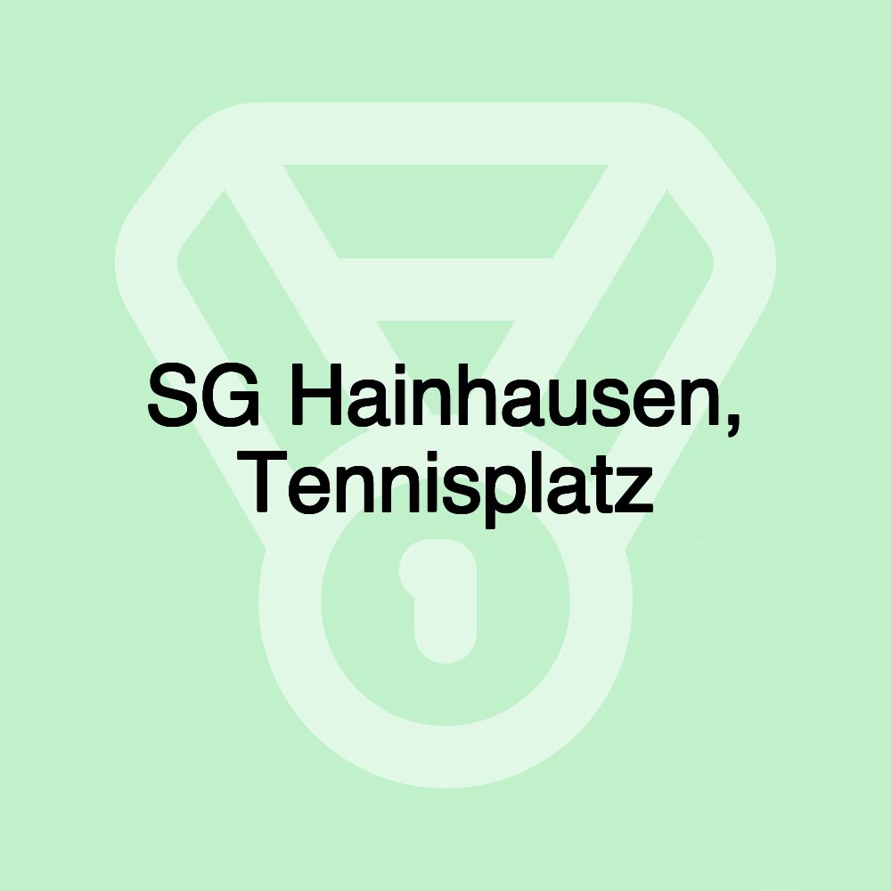 SG Hainhausen, Tennisplatz