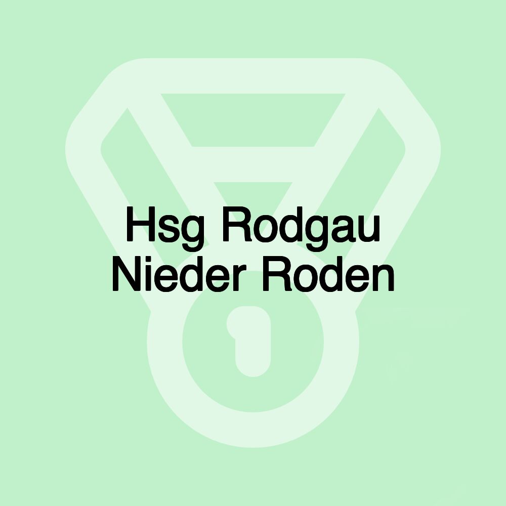 Hsg Rodgau Nieder Roden