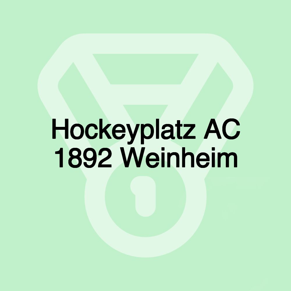 Hockeyplatz AC 1892 Weinheim