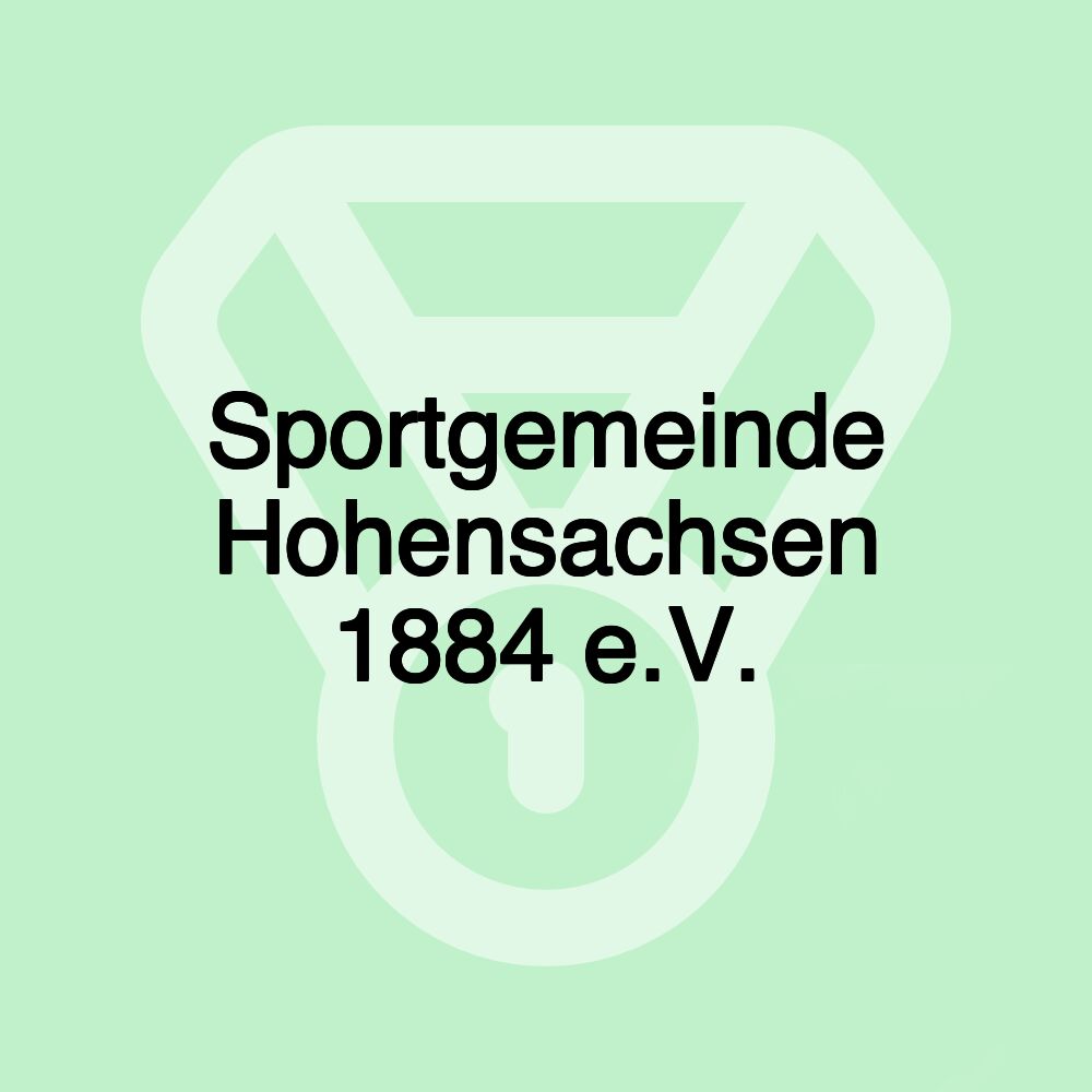 Sportgemeinde Hohensachsen 1884 e.V.