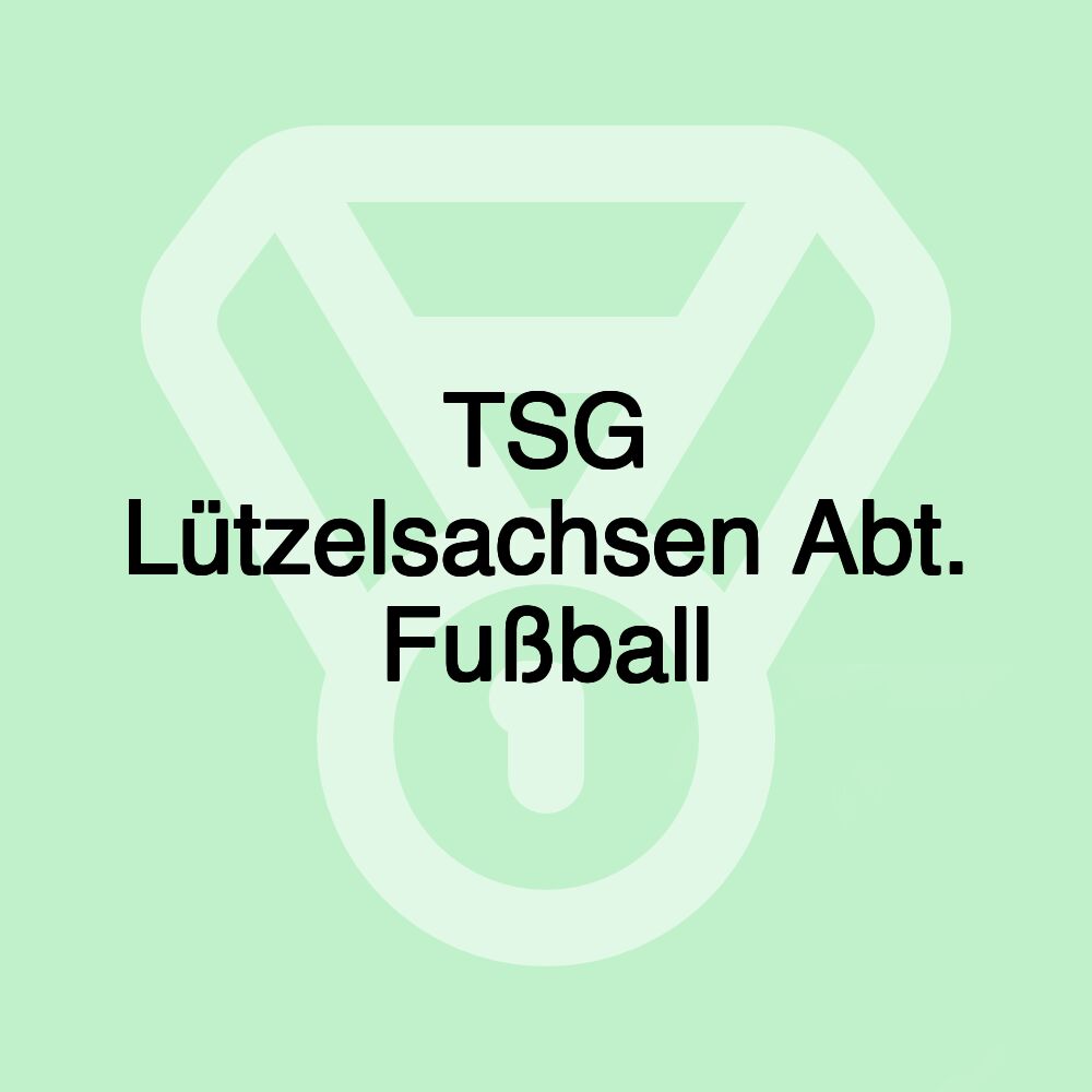 TSG Lützelsachsen Abt. Fußball