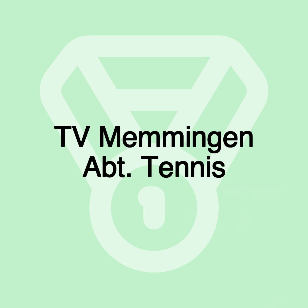 TV Memmingen Abt. Tennis