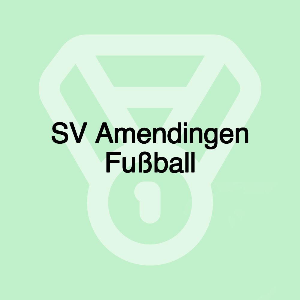 SV Amendingen Fußball