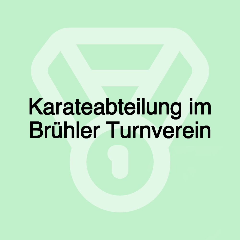 Karateabteilung im Brühler Turnverein