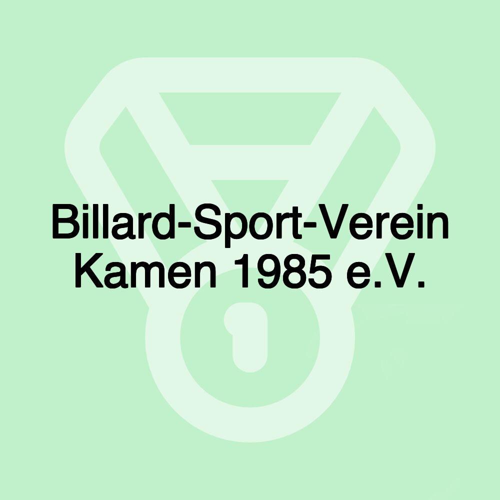 Billard-Sport-Verein Kamen 1985 e.V.