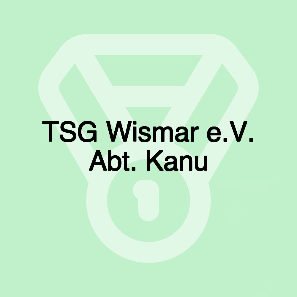 TSG Wismar e.V. Abt. Kanu