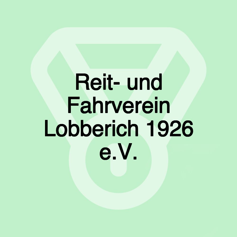 Reit- und Fahrverein Lobberich 1926 e.V.