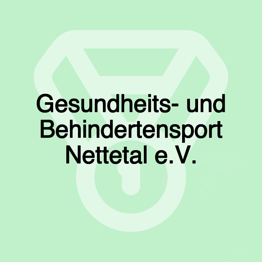 Gesundheits- und Behindertensport Nettetal e.V.