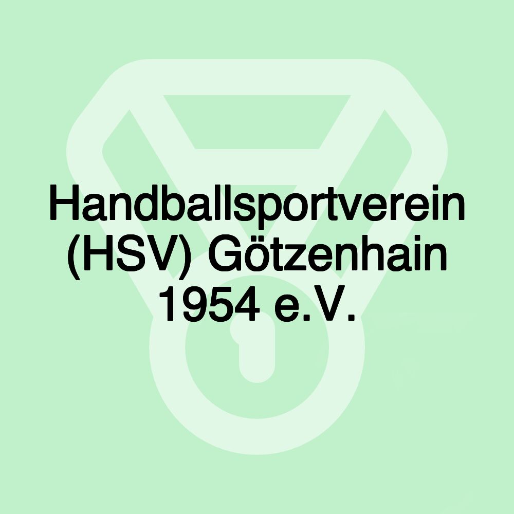 Handballsportverein (HSV) Götzenhain 1954 e.V.