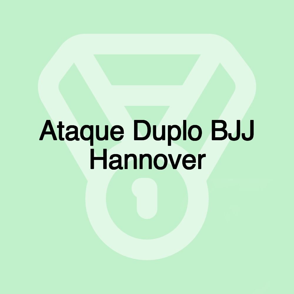 Ataque Duplo BJJ Hannover