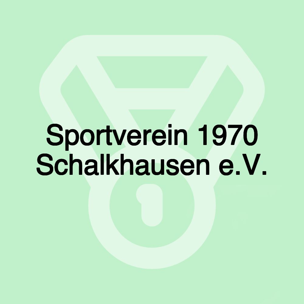 Sportverein 1970 Schalkhausen e.V.